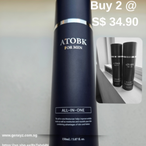 ATOBK All in One Face Moisturizer for Men, 150ml (expiry 2028)